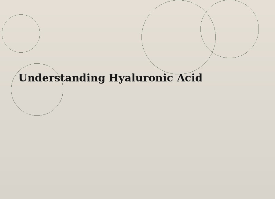 Understanding Hyaluronic Acid